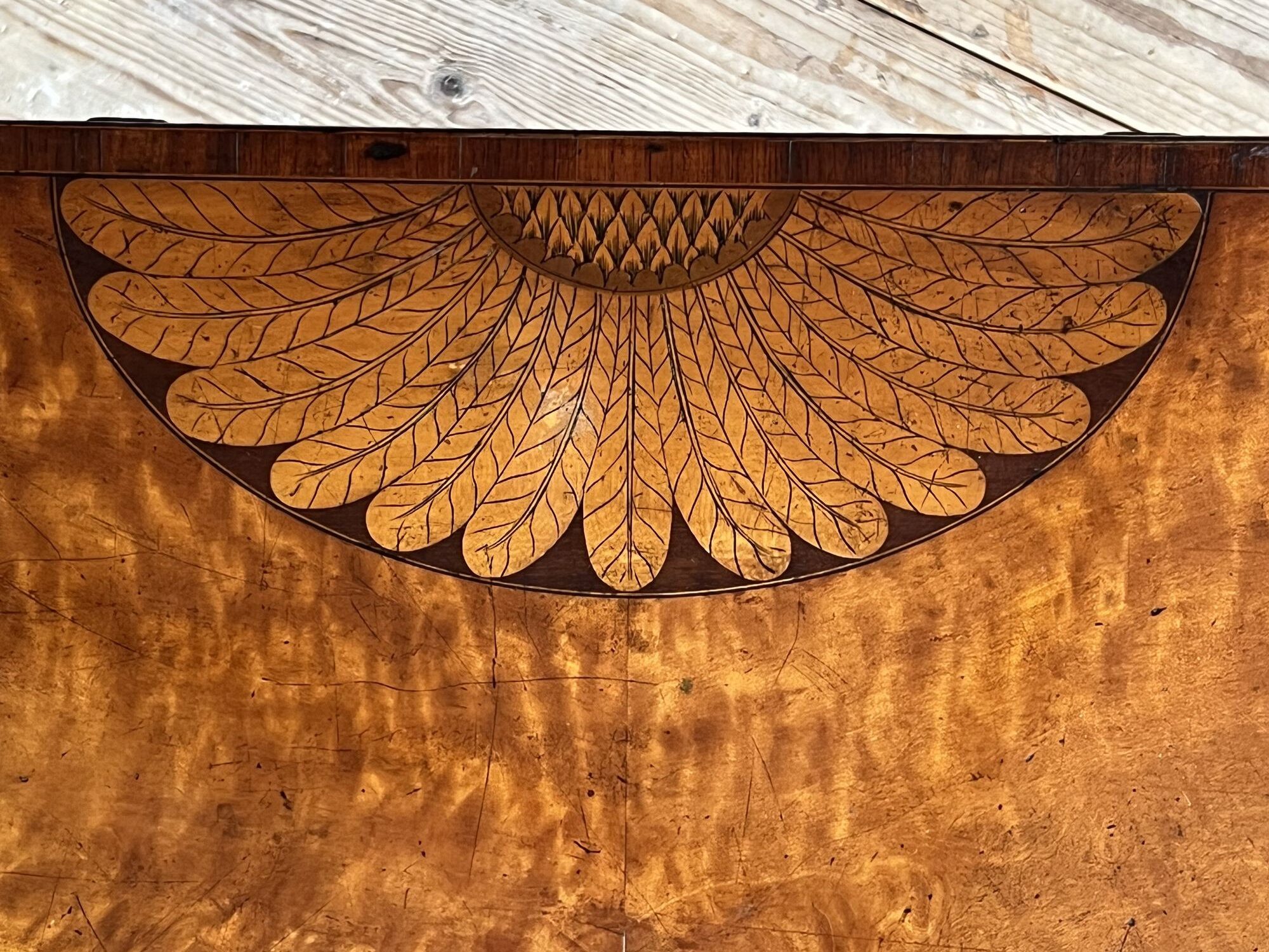 18thC Demi Lune Card Table image 4