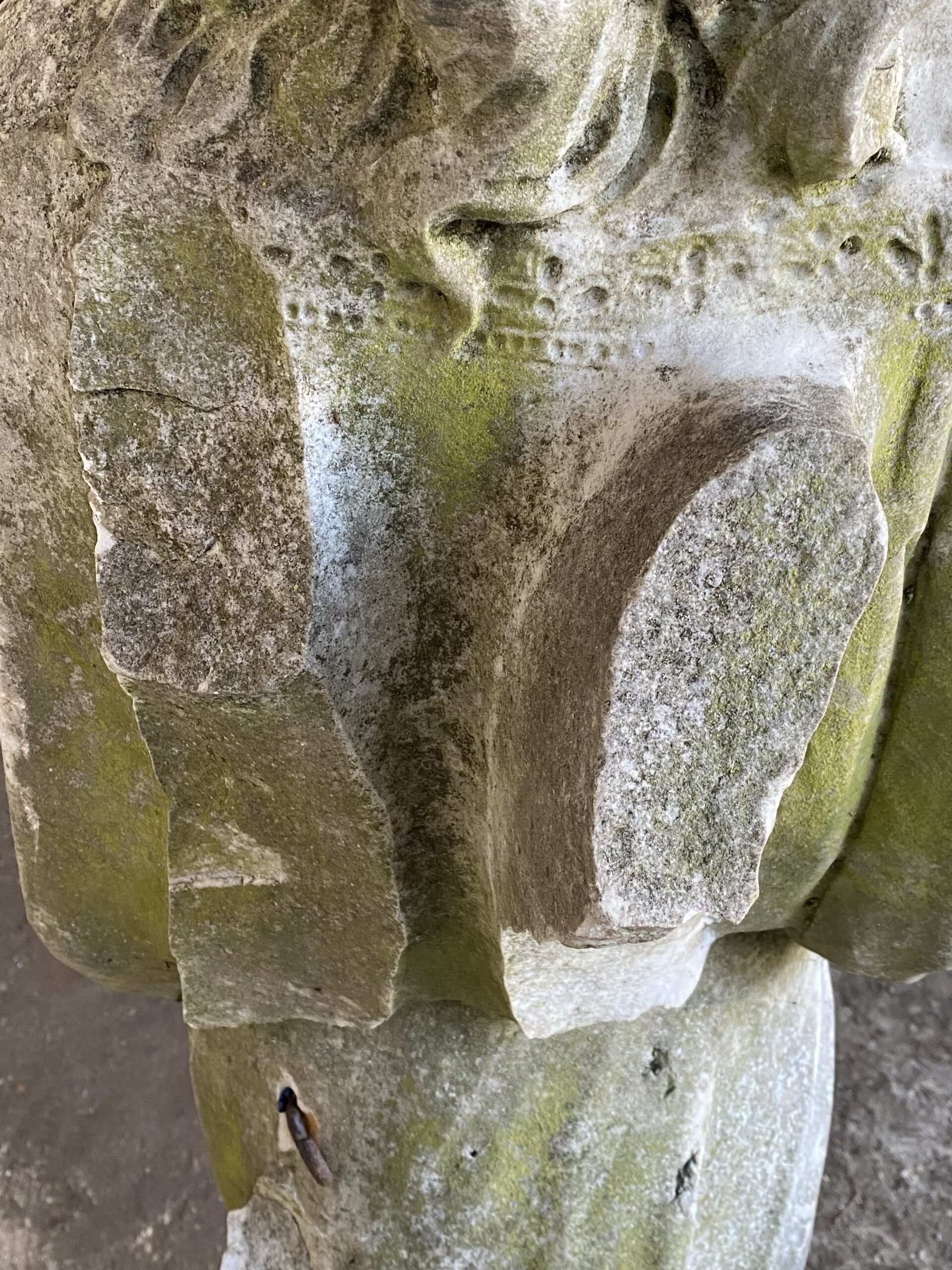 19thC Statuary Marble Figure image 7